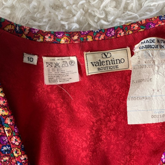 Valentino Vintage Silk Blazer - Picture 8 of 13
